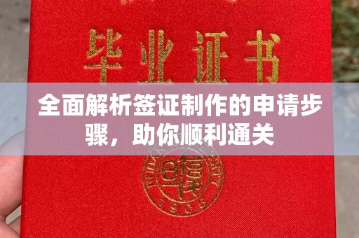 台州全面解析签证制作的申请步骤，助你顺利通关